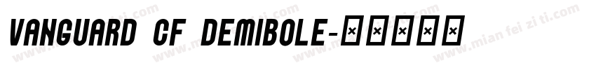 vanguard cf demibole字体转换